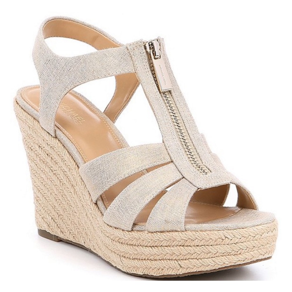 Michael Kors topped wedges